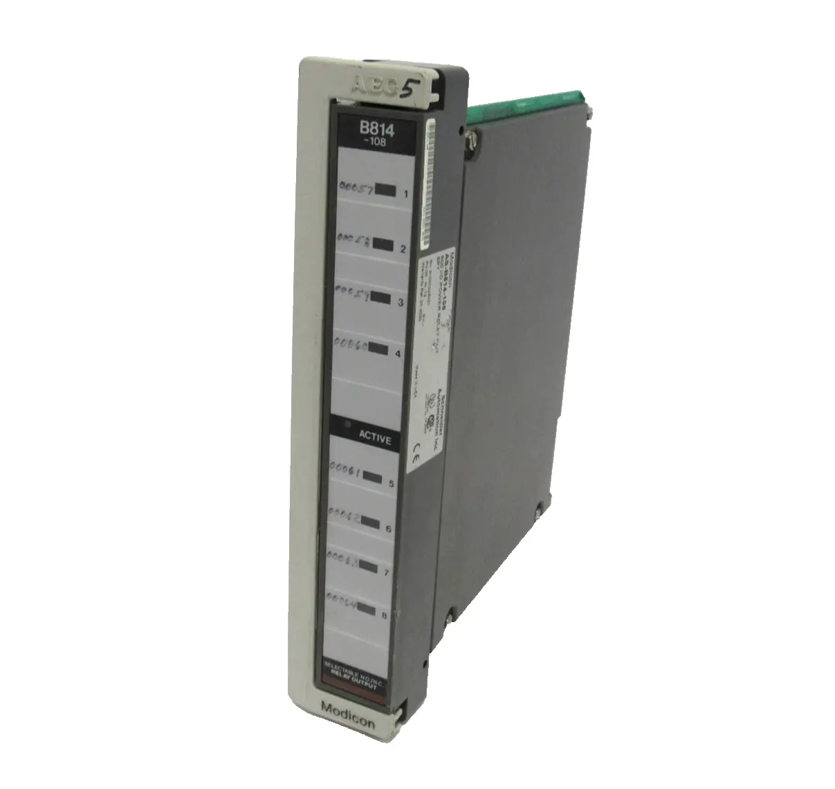 USED MODICON AS-B814-108 OUTPUT MODULE ASB814108