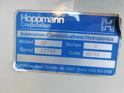 USED HOPPMANN CORP EP