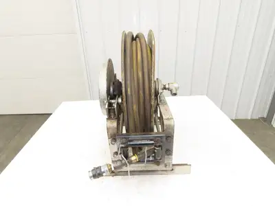 Hannay Reels 716-19-20C SR Retractable Industrial Air Hose Reel 1/2" X 52'