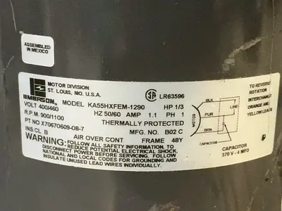 Used EMERSON KA55HXFEM1290 Motors (misc) Ohio US | HGR 24 #1556688