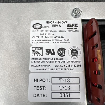 Used Global Series GHOF 4-24 OVP Linear Power Supplies California US | Davliegogo LLC #1707907