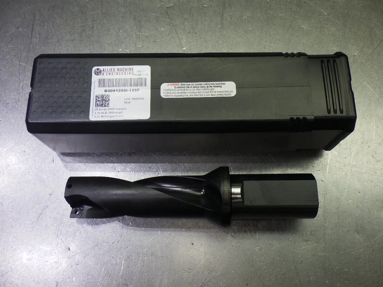 AMEC 4TEX Series 09 1.25" Coolant Thru 3xD Drill 1.25" Shank D3091250I-125F (LOC2818D)