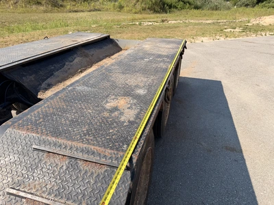 Used 2011 PITTS 50 TON DROP DECK TRI-AXLE Lowboy Trailers Michigan US | Miedema Asset Management Group #1338402