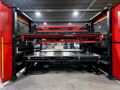 Used 2017 AMADA LCG-3015 AJ FIBER Laser Cutters Illinois US | Machine Factory Outlet #1264019