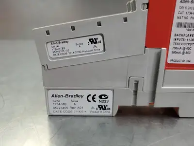USED Allen-Bradley 1734-IB8S Ser A 24VDC Safety Sink Input Module.