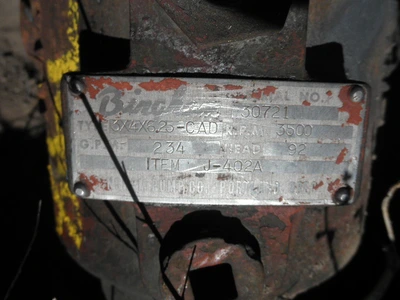USED SULZER BINGHAM 3X4X6.25 CAD