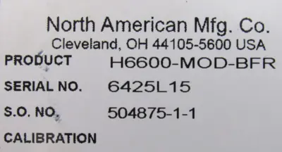 NEW NORTH AMERICAN H6600-MOD-BFR AMPLIFIER CONTROLLER H6600MODBFR