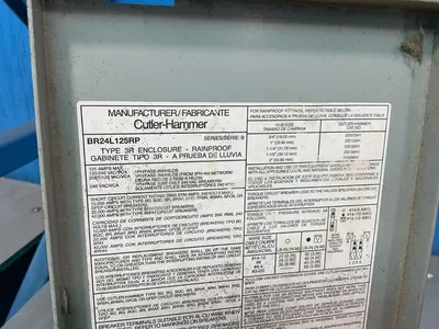 Used CUTLERHAMMER BR24L125RP Electrical Panels Ohio US | HGR 24 #1272659