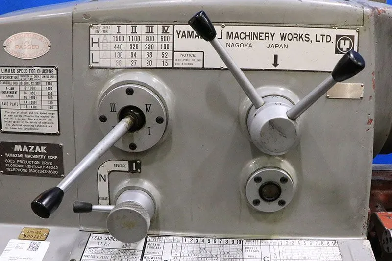 マサ2 Jet GH-1860ZX Series Large Spindle Bore Lathe