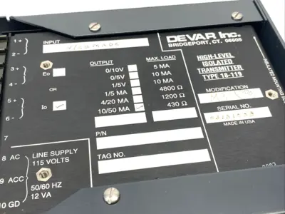 USED DEVAR 18-119 MODIFICATION M31