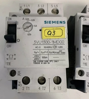 USED Siemens 3VU1300-1ML00