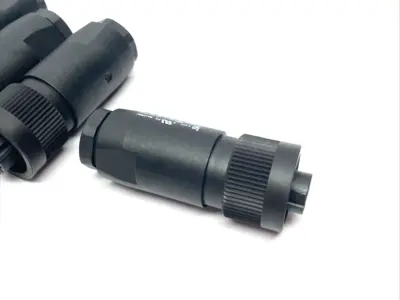 New | in-Stock BINDER Round Female Cable Connector 7-Pin 6+PE, 6.0-9.0mm LOT OF 4 Electrical Fittings Michigan US | Maverick Industrial Sales #1390800