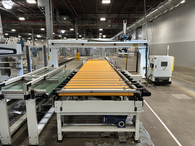 Weeke Models Optimat BST503 and BST507 CNC Through Feed Boring Line