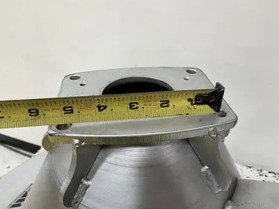 USED METAL FABRICATOR HOPPER