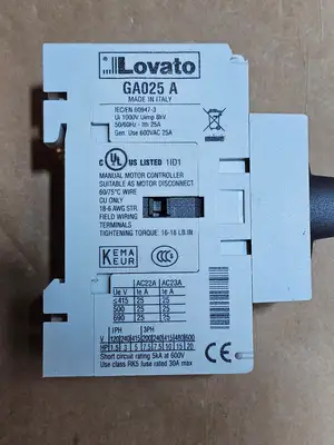 Used LOVATO GA025A Switchgears British Columbia CA | Lenmark #1438441
