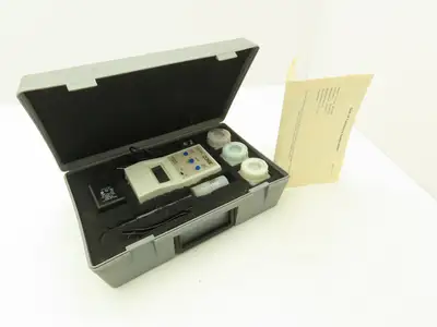 Jenco 60 Digital Handheld PH Meter 3 Bottles PH Solution Near Empty AC Adapter