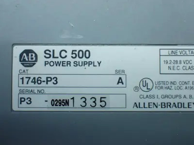 USED ALLENBRADLEY 1746P3
