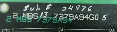 USED WESTINGHOUSE 7379A94G05 CIRCUIT BOARD