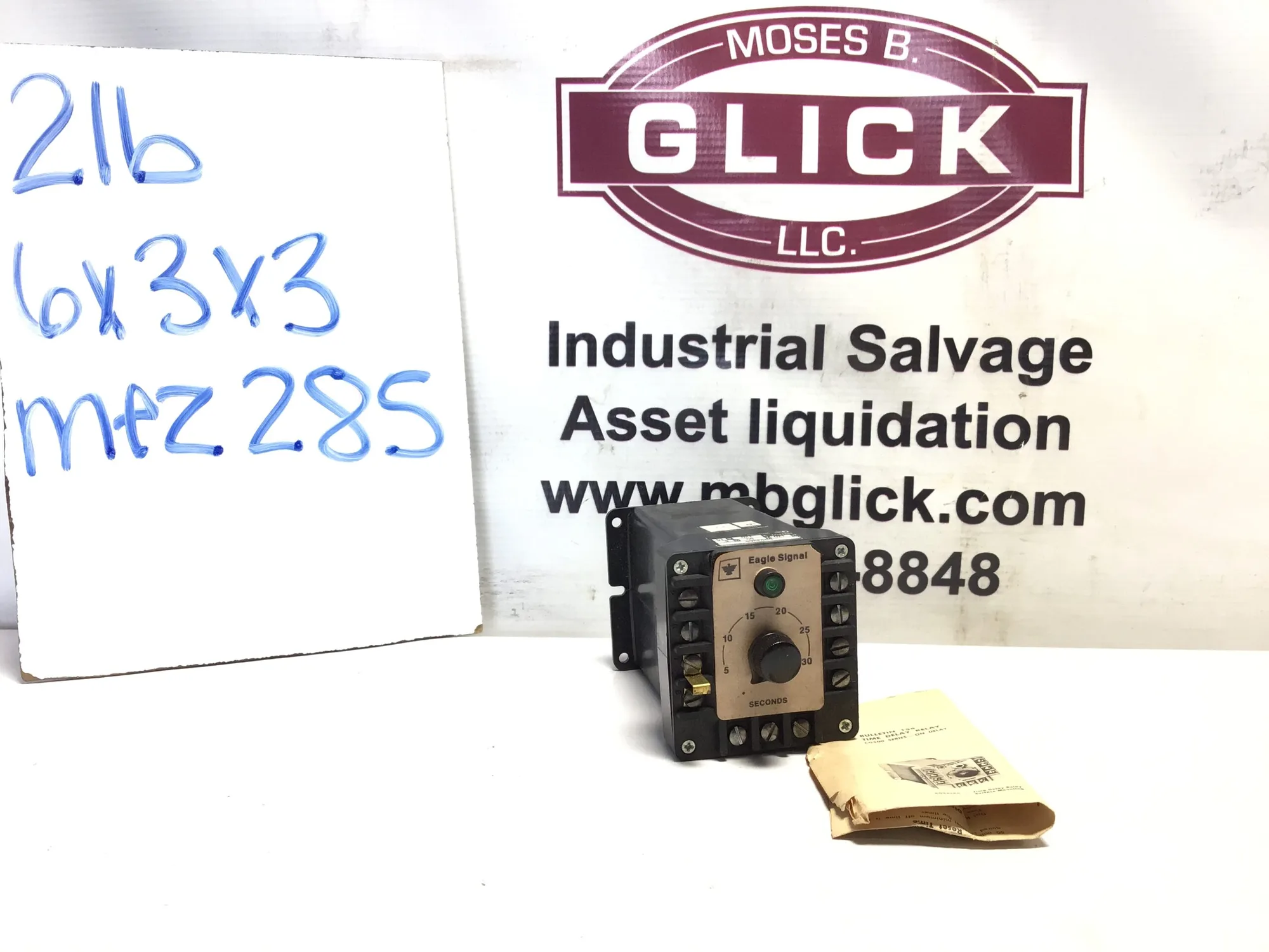 EAGLE SIGNAL BULLETIN 158  TIME DELAY RELAY CG500 SERIES ON DELAY