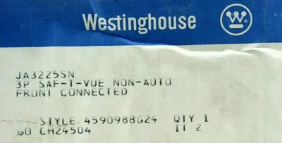 NEW WESTINGHOUSE JA3225SN CIRCUIT BREAKER 459D988G24