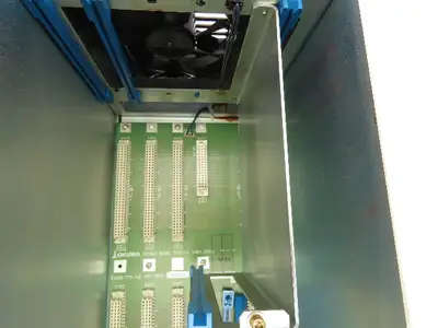 Okuma E7191-00U-002 Fixed 4-Rack PLC Chassis Unit with Motherboard 1911-2904