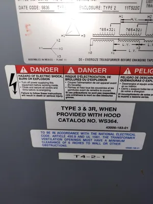 SQUARE D 112T3H Miscellaneous, Transformers | Machinery Central (4)