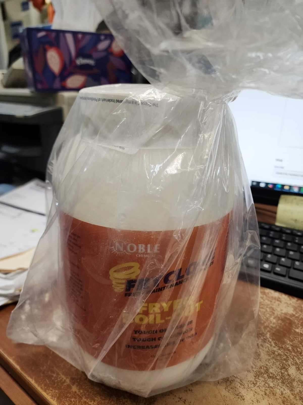Noble 8 lb. Fryclone Concentrated Boil-Out Fryer Cleaner