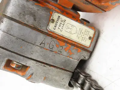 Yale AG2 Pull Lift Chain Hoist Come A Long #50 Roller Chain 5' Length to Hook