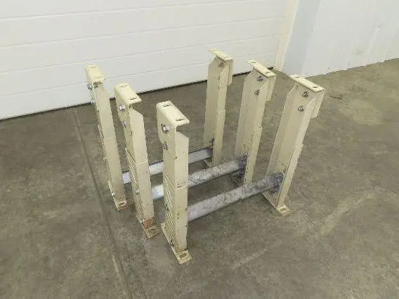 18-1/2"W Conveyor Leg Stationary Floor Support TAN 20-1/2" to 28"H