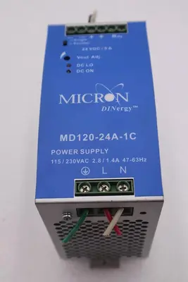 Micron Industries MD120-24A-1C Power Supply #K-265A