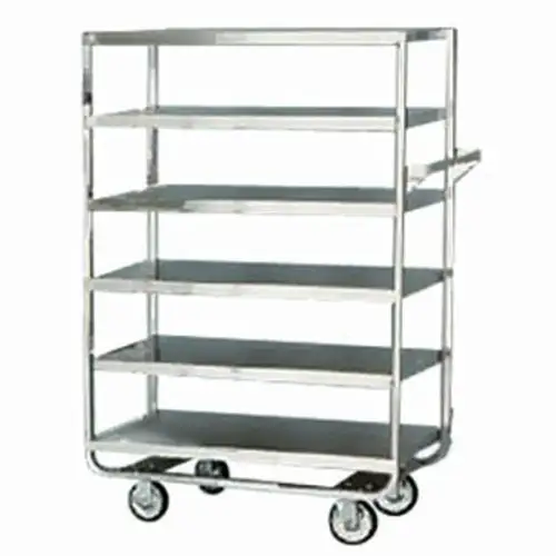 Lakeside 733 Queen Mary Cart - 6 Levels, 700 lb. Capacity, Stainless, Flat Edges