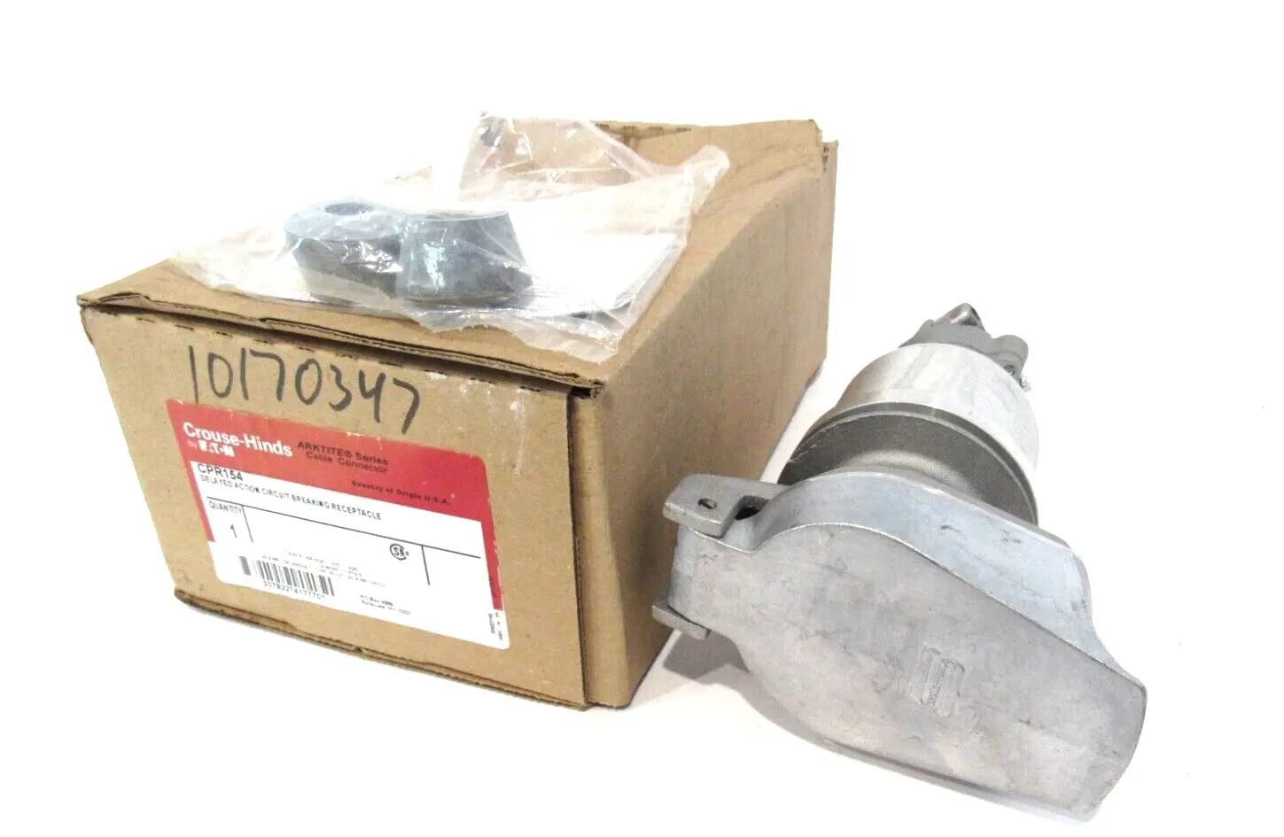NEW EATON CROUSE HINDS CPR154 CIRCUIT BREAKING RECEPTACLE
