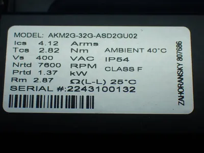 Used KOLLMORGEN AKM2G32GASD2GU02 Servo Motors | HGR 24 #730711