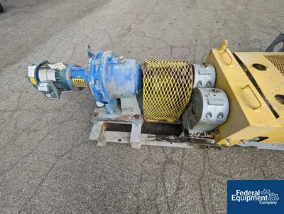 USED Metso Minerals Industries Inc. 12" x 168" Metso HoloFlite Twin Screw Dryer, S/S