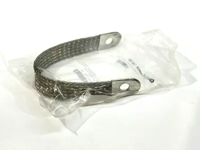 NEW QUICKCABLE BRAIDED GROUND STRAP 3/8" HOLE, 4 GAUGE, 9” LUG-TO-LUG