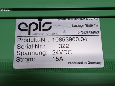 EPIS RS232/485 MICRO COMPUTER 10853900.04