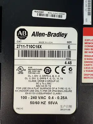 Allen-Bradley 2711-T10C15X /E PanelView 1000 Frn4.48 100-240Vac (8.3.2)