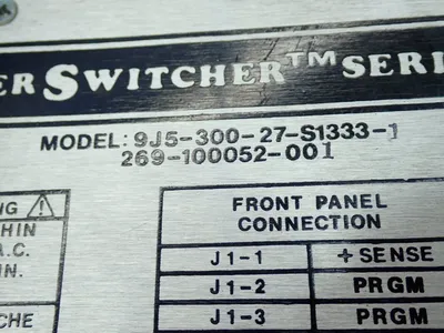 Used POWERTEC INC 9J530027S13331 DC Power Supplies Ohio US | HGR 24 #1070183