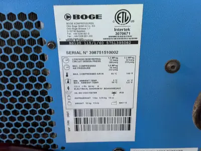 USED BOGE BS125