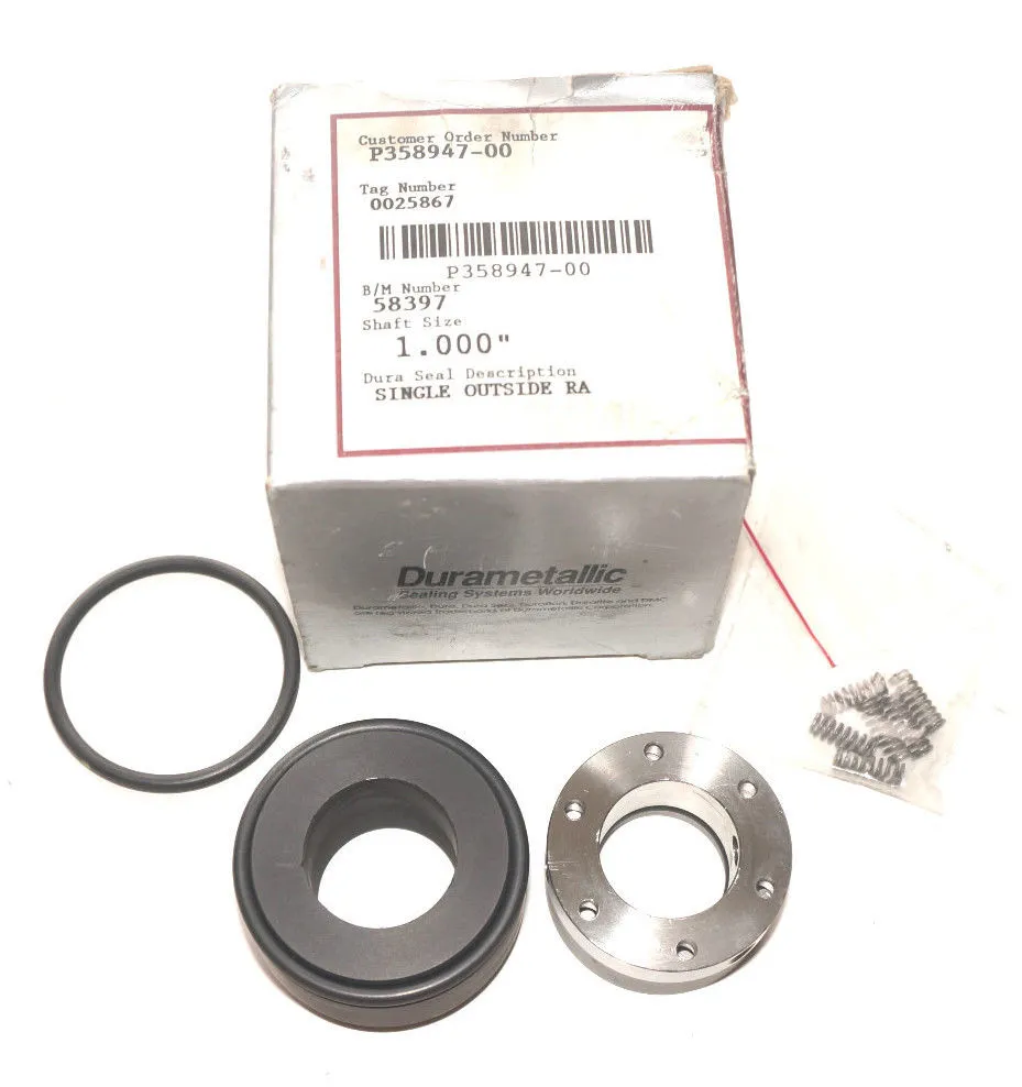 NEW DURAMETALLIC 58397 SEAL 1.000" SHAFT SIZE