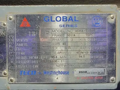 USED 2003 TECO-WESTINGHOUSE AEHA-TK002