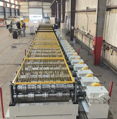 Composite Deck Roll Forming Machine in Canada