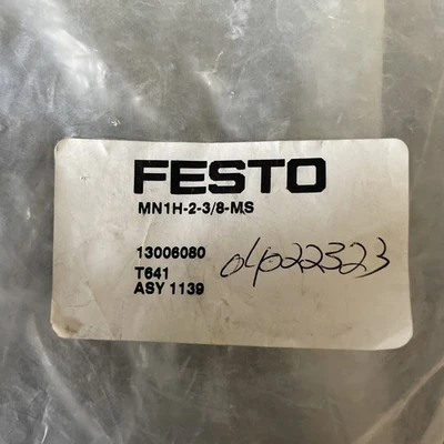 New | in-Stock Festo MN1H-2-3/8-MS Valves/Fittings California US | Davliegogo LLC #1710987