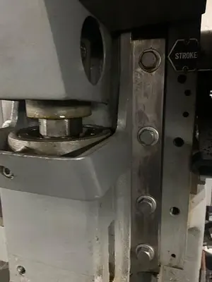 5912-220 Minster Press 16 Ton Type B1-16 1″ Stroke OBI Air Clutch/Air Brake Stamping Press