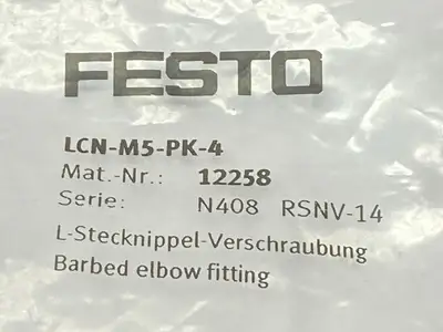 New | in-Stock FESTO 12258 Misc Industrial Equipment | Maverick Industrial Sales #1106401