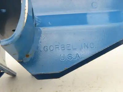 Gorbel S250 Overhead Bridge Crane End Truck for S500 Runway *Missing 2 Wheels*