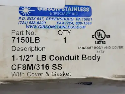 NEW GIBSON 7150LB