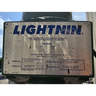 Used 90 Gallon Stainless Steel Vertical Mix Tank