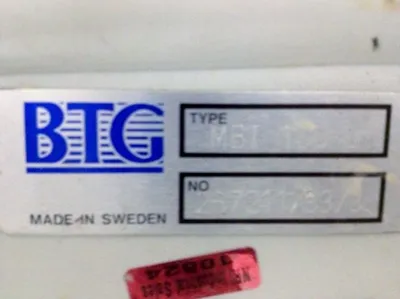 USED BTG MBT-100