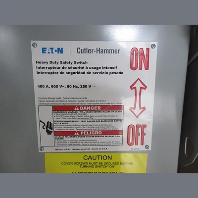 USED CUTLER HAMMER 1HD365